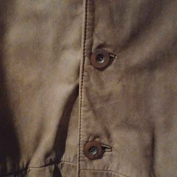 Mens Leather Coat - Picture 2 of 8